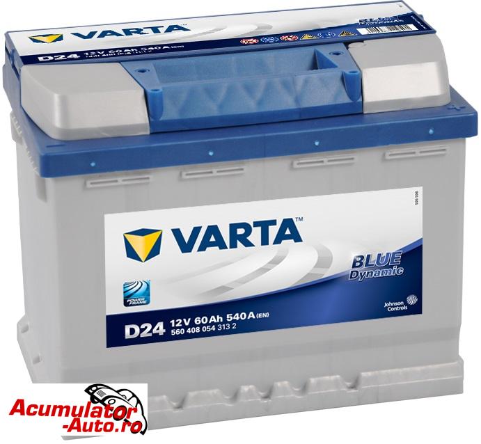 Acumulator auto VARTA Blue Dynamic 60AH