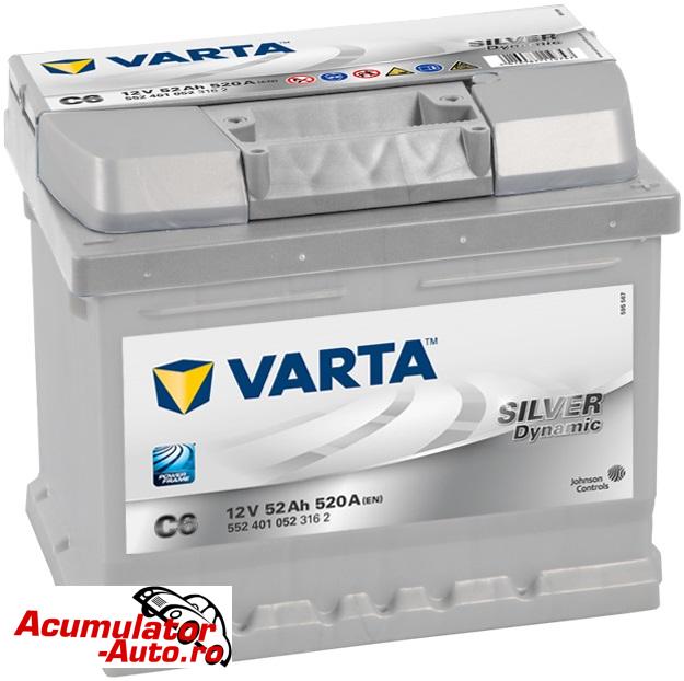 Acumulator auto VARTA Silver Dynamic 52AH