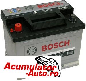 Acumulator auto BOSCH S3 56AH Borna inversa