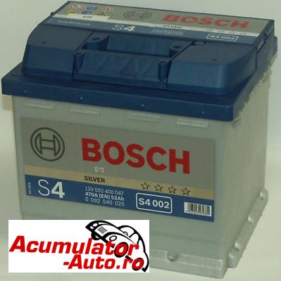 Acumulator auto BOSCH S4 52AH