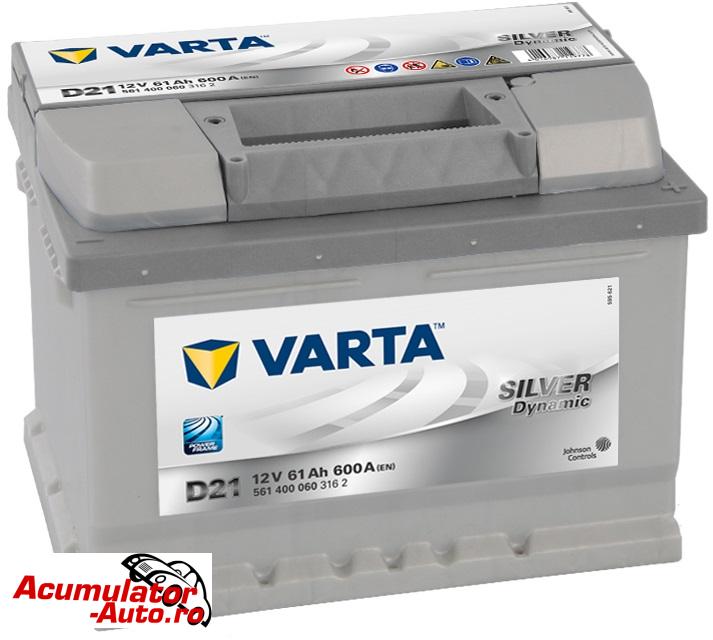 Acumulator auto VARTA Silver Dynamic 61AH