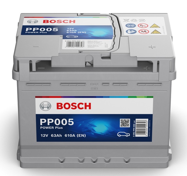 Acumulator auto BOSCH Power + Line 12V 63Ah EN 610A 242x175x190mm