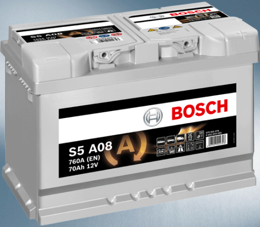 Acumulator auto BOSCH S5 AGM 70AH (fostul BOSCH S6 70Ah AGM)